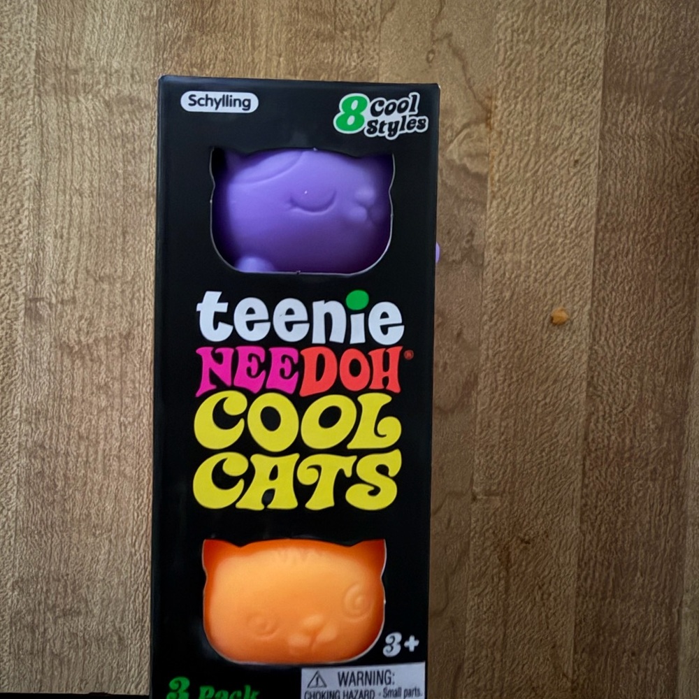 Cool Cats Sensory Toy Pack - Purple & Orange